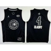 Indiana Pacers #4 Victor Oladipo Black NBA Jordan Swingman 2018 All-Star Game Men Jersey
