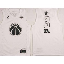 Washington Wizards #3 Bradley Beal White NBA Jordan Swingman 2018 All-Star Game Men Jersey