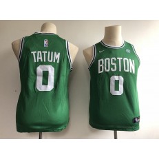 Boston Celtics #0 Jayson Tatum Green Nike Swingman Youth Jersey