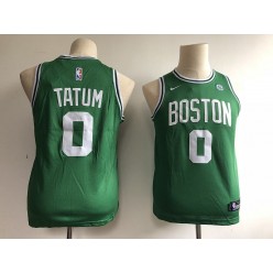 Boston Celtics #0 Jayson Tatum Green Nike Swingman Youth Jersey