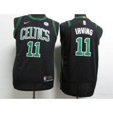 Boston Celtics #11 Kyrie Irving Black Nike Authentic Youth Jersey