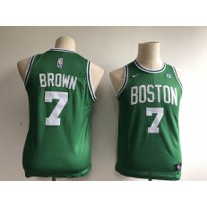 Boston Celtics #7 Jaylen Brown Green Nike Swingman Youth Jersey