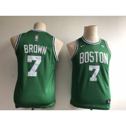 Boston Celtics #7 Jaylen Brown Green Nike Swingman Youth Jersey