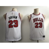 Chicago Bulls #23 Michael Jordan White Nike Swingman Youth Jersey
