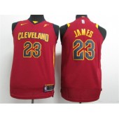 Cleveland Cavaliers #23 Lebron James Red Nike Authentic Youth Jersey