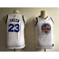 Golden State Warriors #23 Draymond Green White Nike Swingman Youth Jersey