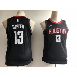 Houston Rockets #13 James Harden Black Nike Swingman Youth Jersey