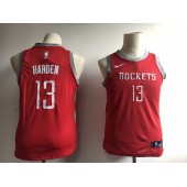 Houston Rockets #13 James Harden Red Nike Swingman Youth Jersey