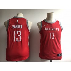 Houston Rockets #13 James Harden Red Nike Swingman Youth Jersey