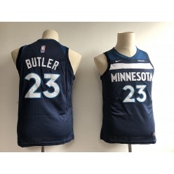 Minnesota Timberwolves #23 Jimmy Butler Navy Blue Nike Swingman Youth Jersey