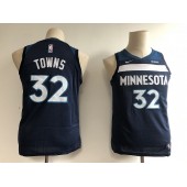 Minnesota Timberwolves #32 Karl-Anthony Towns Navy Blue Nike Swingman Youth Jersey