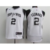 San Antonio Spurs #2 Kawhi Leonard White Authentic Association Edition Youth Jersey