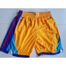 Golden State Warriors Nike Gold City Edition Swingman Men Shorts