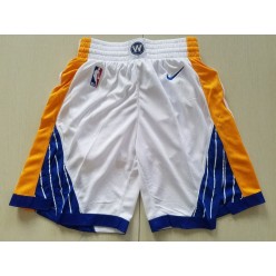 Golden State Warriors Nike White Swingman Youth Shorts