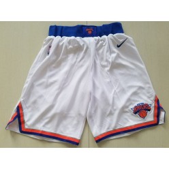 New York Knicks Nike White Swingman Men Shorts