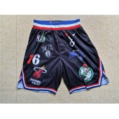 Supreme X Nike X Nba Logos Black Shorts