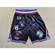 Supreme X Nike X Nba Logos Black Shorts