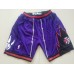 Toronto Raptors Nike Purple Throwback Men Shorts