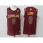 Cleveland Cavaliers #0 Kevin Love Red Nike Swingman Men Jersey