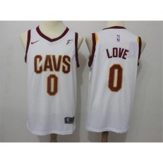 Cleveland Cavaliers #0 Kevin Love White Nike Swingman Men Jersey