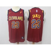 Cleveland Cavaliers #23 LeBron James Red Nike Swingman Men Jersey