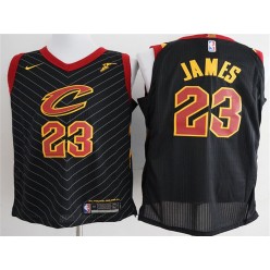 Cleveland Cavaliers #23 Lebron James Black Nike Authentic Men Jersey