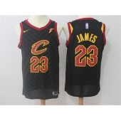 Cleveland Cavaliers #23 Lebron James Black Nike Swingman Men Jersey