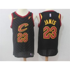 Cleveland Cavaliers #23 Lebron James Black Nike Swingman Men Jersey