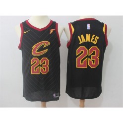 Cleveland Cavaliers #23 Lebron James Black Nike Swingman Men Jersey