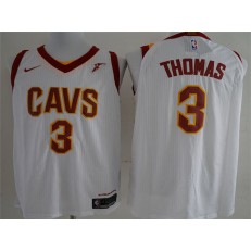 Cleveland Cavaliers #3 Isaiah Thomas White Nike Authentic Men Jersey
