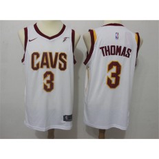 Cleveland Cavaliers #3 Isaiah Thomas White Nike Swingman Men Jersey