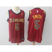 Cleveland Cavaliers #5 J.R. Smith Red Nike Swingman Men Jersey