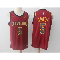 Cleveland Cavaliers #5 J.R. Smith Red Nike Swingman Men Jersey