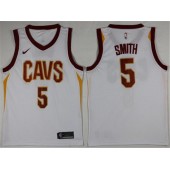 Cleveland Cavaliers #5 J.R. Smith White Association Edition Swingman Men Jersey