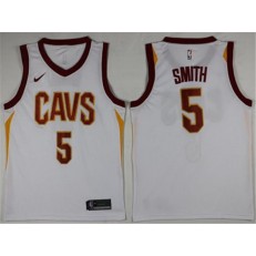 Cleveland Cavaliers #5 J.R. Smith White Association Edition Swingman Men Jersey