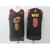 Cleveland Cavaliers #9 Dwyane Wade Black Nike Swingman Men Jersey