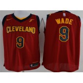 Cleveland Cavaliers #9 Dwyane Wade Maroon Nike Authentic Men Jersey