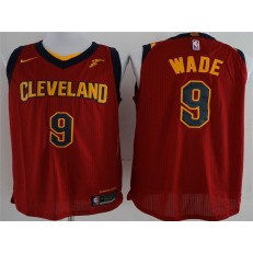 Cleveland Cavaliers #9 Dwyane Wade Maroon Nike Authentic Men Jersey