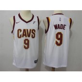 Cleveland Cavaliers #9 Dwyane Wade White Nike Swingman Men Jersey