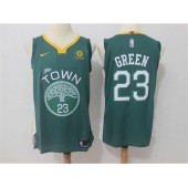 Golden State Warriors #23 Draymond Green Green Nike Authentic Men Jersey