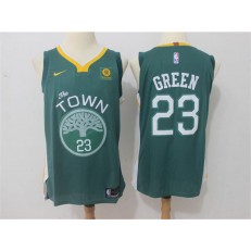 Golden State Warriors #23 Draymond Green Green Nike Authentic Men Jersey