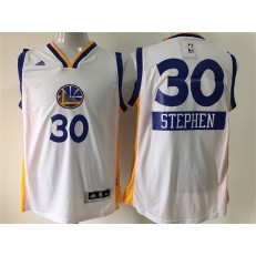 Golden State Warriors #30 Stephen Curry White 2014-15 Christmas Day Swingman Men Jersey