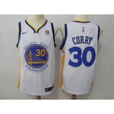 Golden State Warriors #30 Stephen Curry White Nike Swingman Men Jersey