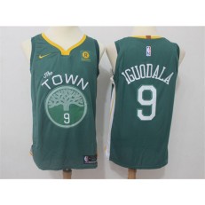 Golden State Warriors #9 Andre Iguodala Green Nike Authentic Men Jersey