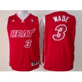 Miami Heat #3 Dwyane Wade Red 2014 Swingman Men Jersey