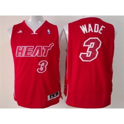 Miami Heat #3 Dwyane Wade Red 2014 Swingman Men Jersey