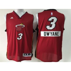 Miami Heat #3 Dwyane Wade Red 2014-15 Christmas Day Swingman Men Jersey
