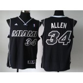 Miami Heat #34 Ray Allen Black New Revolution 30 Men Jersey