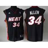 Miami Heat #34 Ray Allen Black Revolution 30 Men Jersey