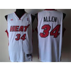 Miami Heat #34 Ray Allen White New Revolution 30 Men Jersey